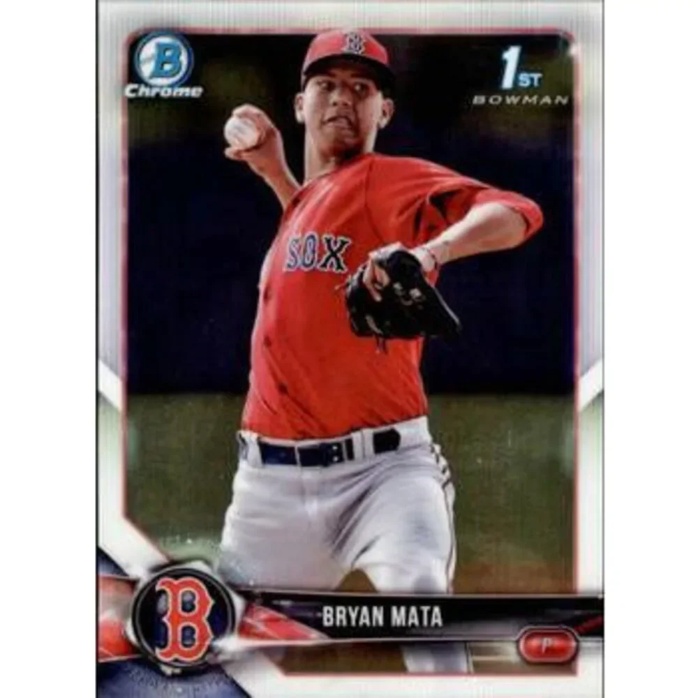 2018 Bowman Chrome Prospects Bryan Mata BCP2 Boston Red Sox